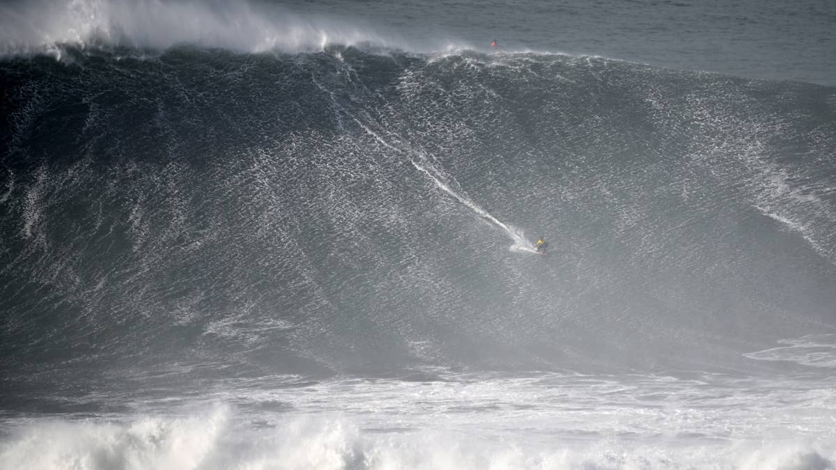 Tudor nazare big wave surfing competition